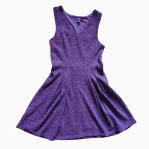 Sleeveless Purple Dress Size Medium NEW NWT